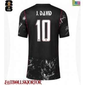 Kanada Jonathan David #10 Bortatröja Dam VM 2026 Kortärmad